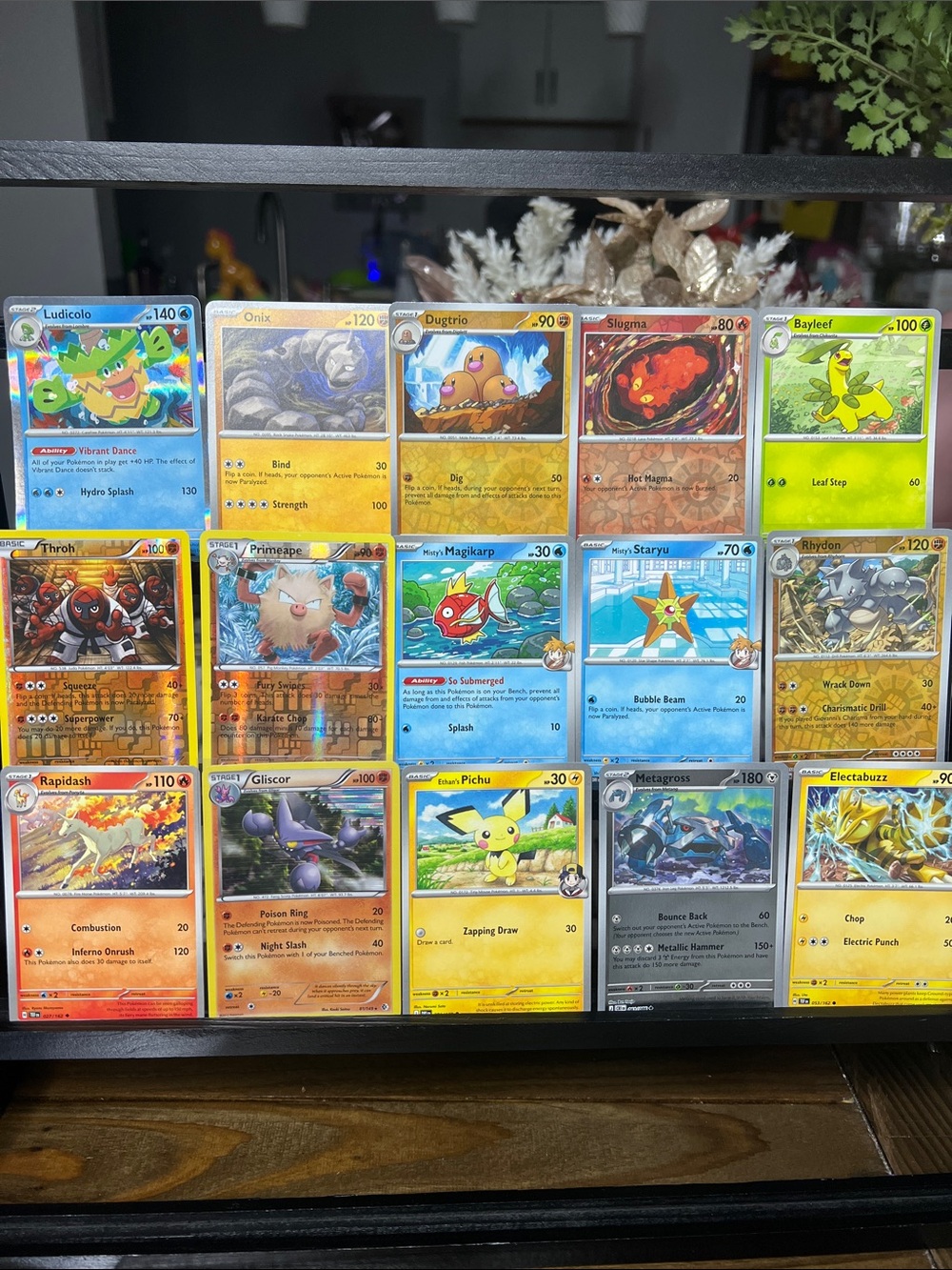 Pokemon TCG 15-card lot. Includes Onix, Metagross, Pichu